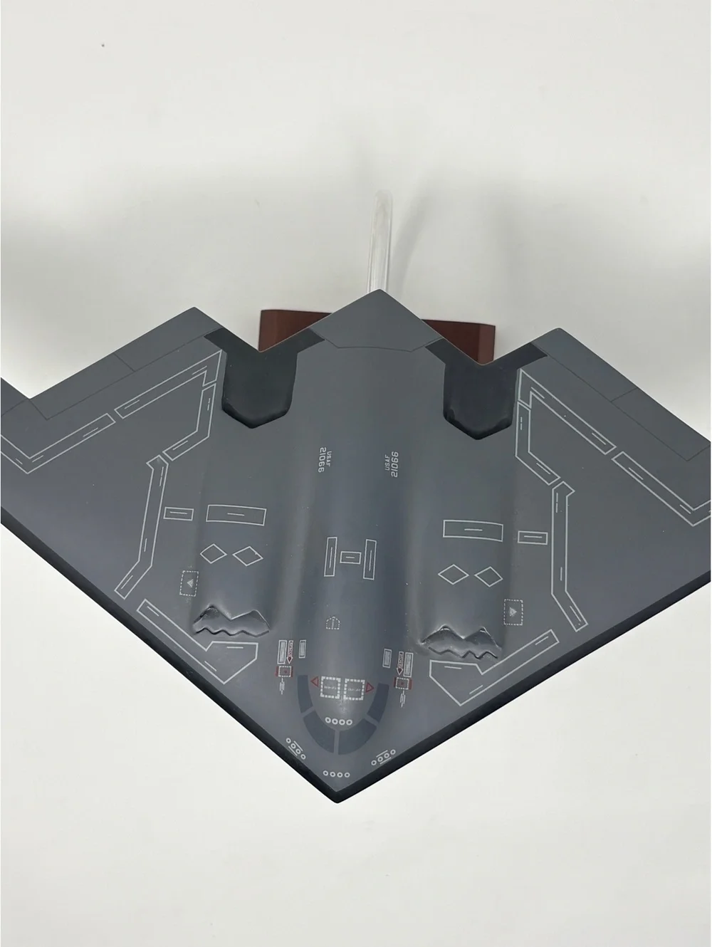 1/100 Executive series Models Northrop Grumman B-2 stealth bomber Mahogany wood